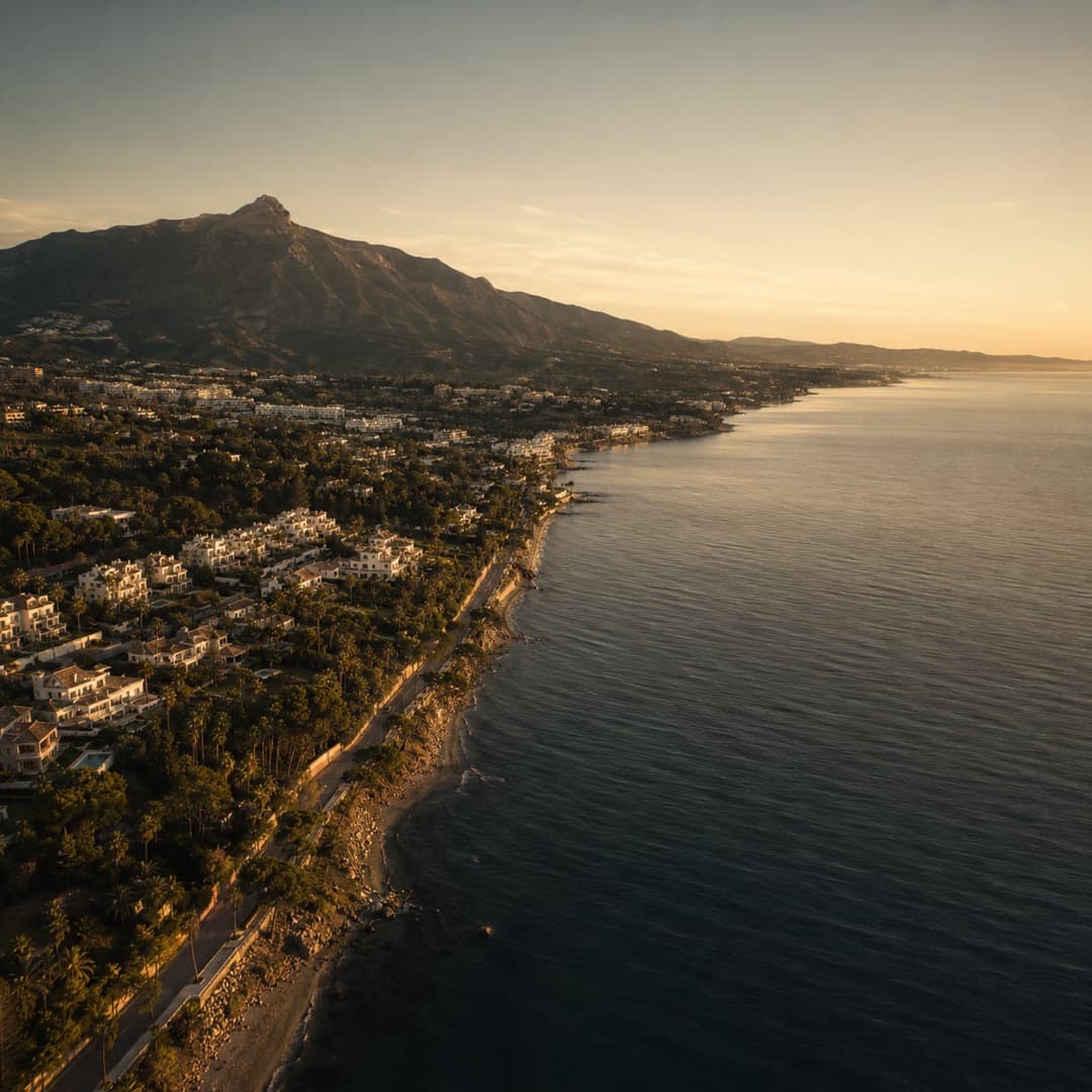 Marbella coastline